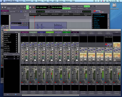 table de mixage logiciel mac