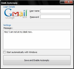 GTalk AutoReply