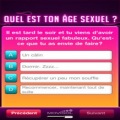 Quel est ton âge sexuel ?