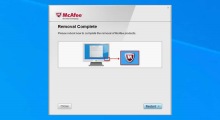 McAfee Product Removal tool