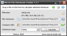 Marxio File Checksum Verifier