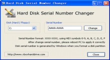 Hard Disk Serial Number Changer