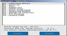 Burning CD Winamp