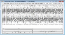 SourceForge Download Link Converter