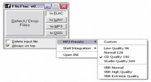 FlicFlac Audio Converter