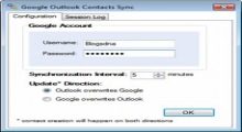 Google Outlook Contacts Synchronizer