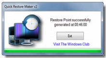 Quick Restore Maker