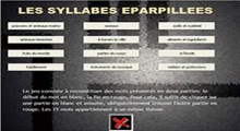 Les syllabes éparpillées