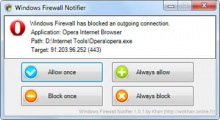 Windows Firewall Notifier