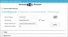 Virtual WiFi Router