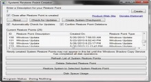 Restore Point Creator