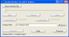 Audio/Video To MP3 Maker