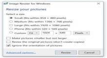 Image Resizer for Windows