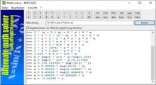 Alternate Math Solver