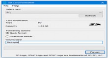 SD Memory Card Formatter