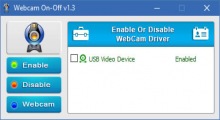 WebCam On-Off